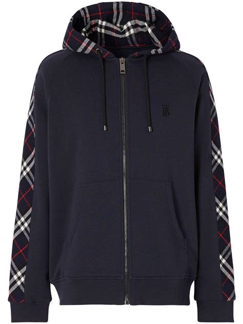 burberry pullover mens blue|authentic Burberry hoodie.